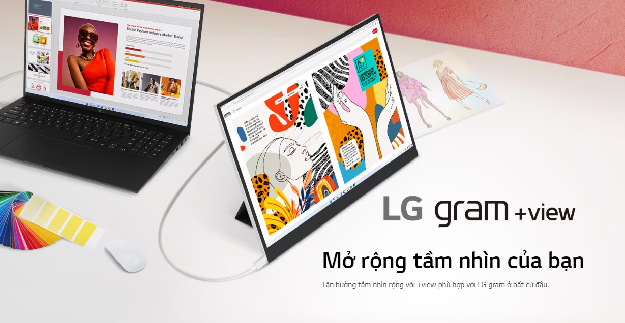Màn hình LG Gram+View 16MR70.ASDA5