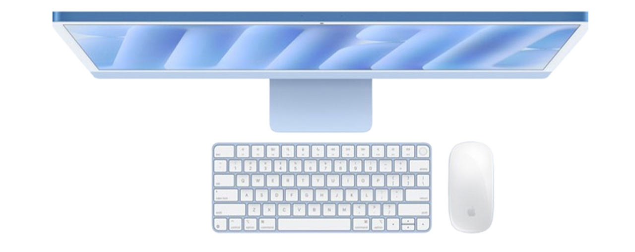 Máy tính AIO Apple IMAC M4 MWV33SA/A (10 Core CPU/ 10 core GPU/ 16GB/ 512GB SSD/ 24inch/ Mac OS/ Blue) (ID: 60326)