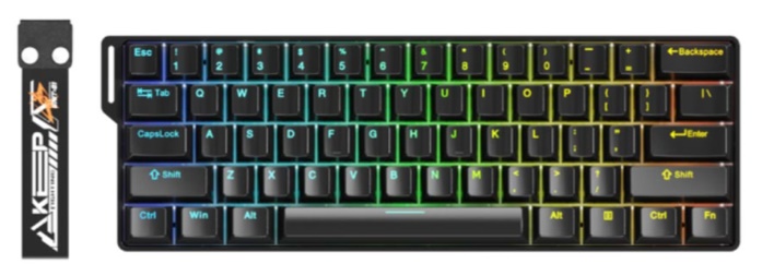 Bàn phím cơ Dareu Rapid Trigger EK60 HE FIRE Magnetic Switch