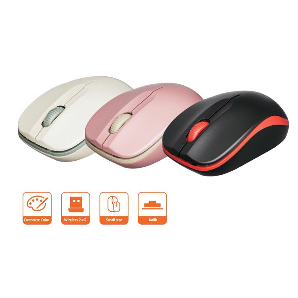 Chuột kh&ocirc;ng d&acirc;y Newmen F116 M&agrave;u trắng