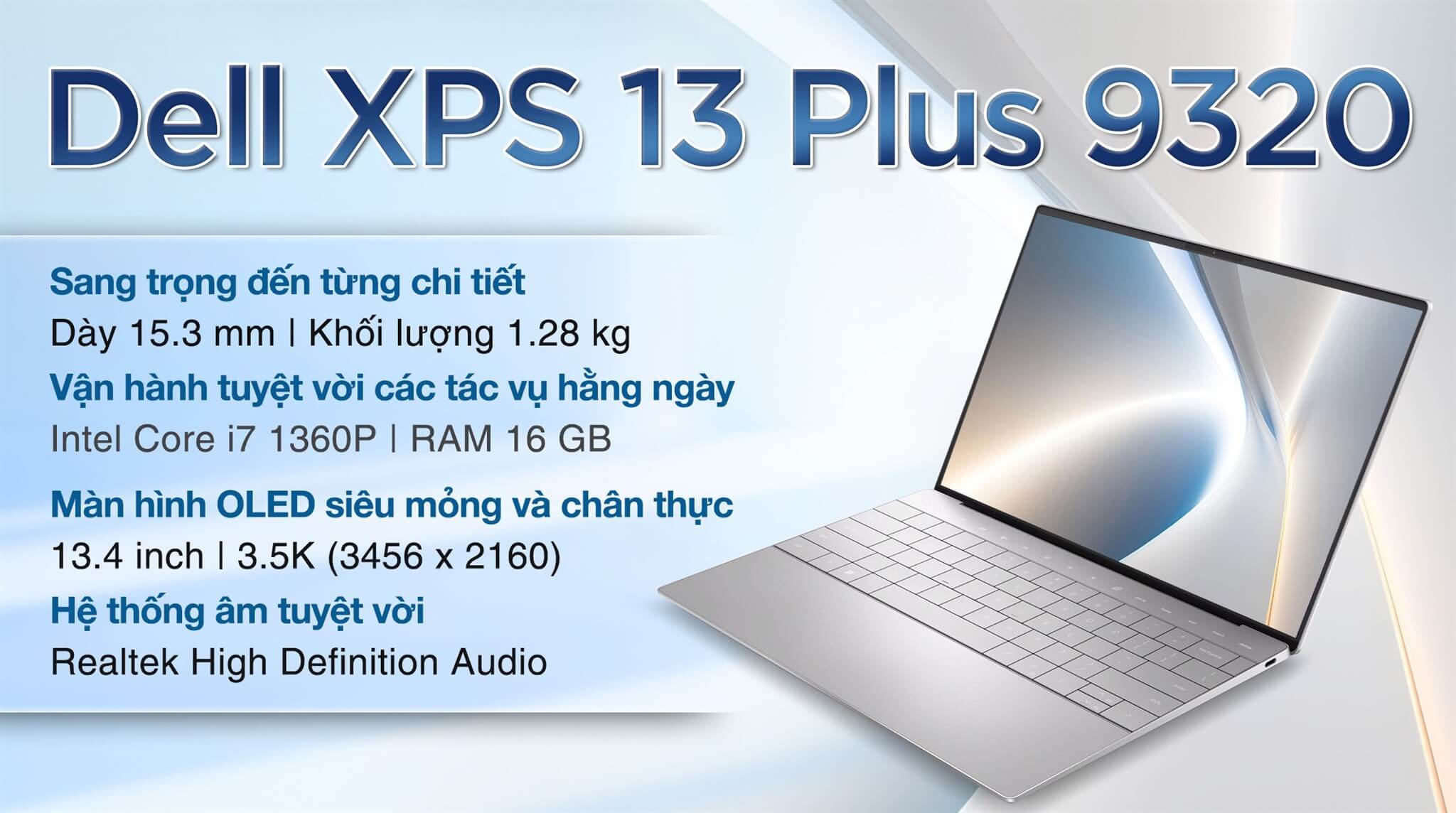 Laptop Dell XPS 13 Plus 9320 1Y0WG OLED