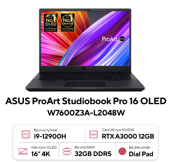 Laptop Asus Pro Art Studio 16 OLED