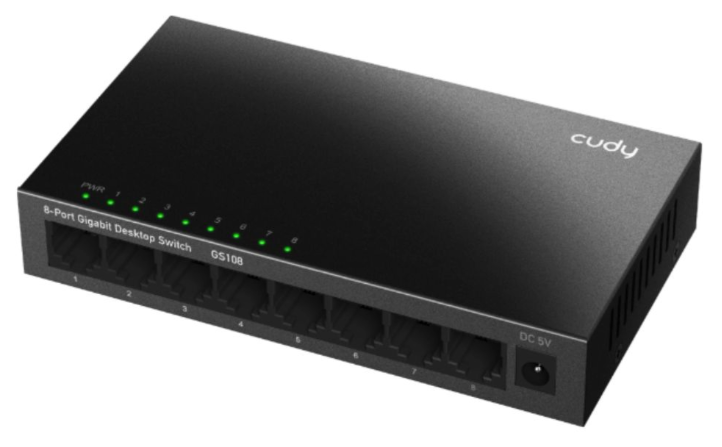 Switch Cudy GS108 (Gigabit 1000Mbps/ 8 Cổng/ Vỏ kim loại) 