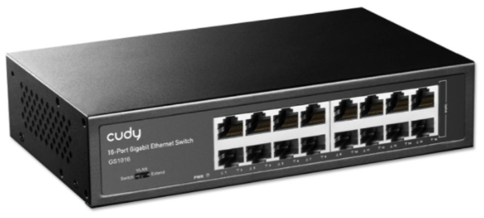 Switch Cudy GS1016 (Gigabit 1000Mbps/ 16 Cổng/ Vỏ Th&eacute;p) 