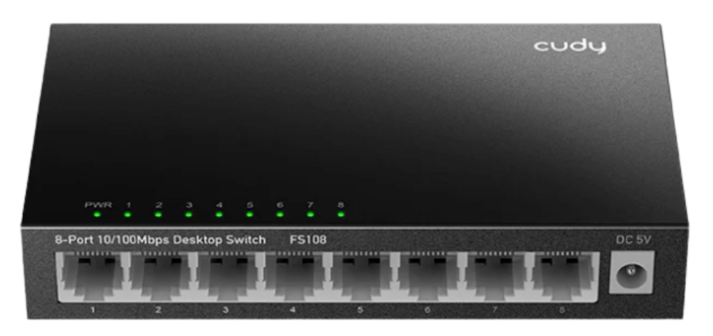 Switch Cudy FS108 (10/100Mbps/ 8 Cổng/ Vỏ kim loại) 