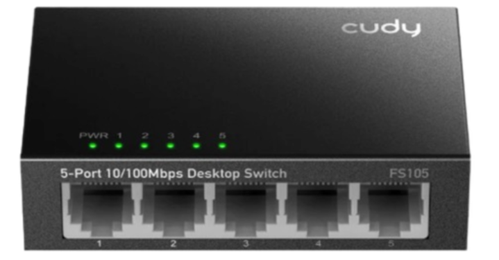 Switch Cudy FS105 (10/100Mbps/ 5 Cổng/ Vỏ kim loại)
