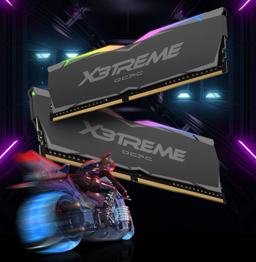 RAM OCPC X3TREME RGB DDR4 3600 32GB (2x16GB) BLACK LABEL