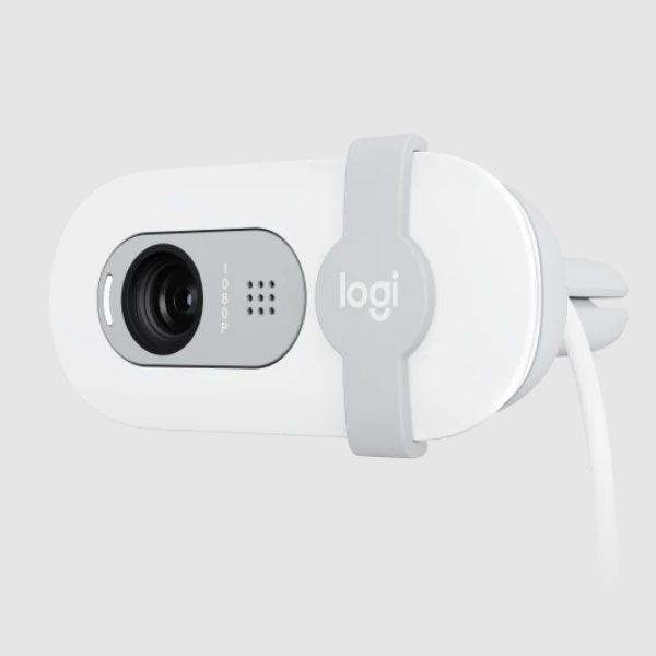 Webcam Logitech Brio 100 1080p full HD- Màu trắng