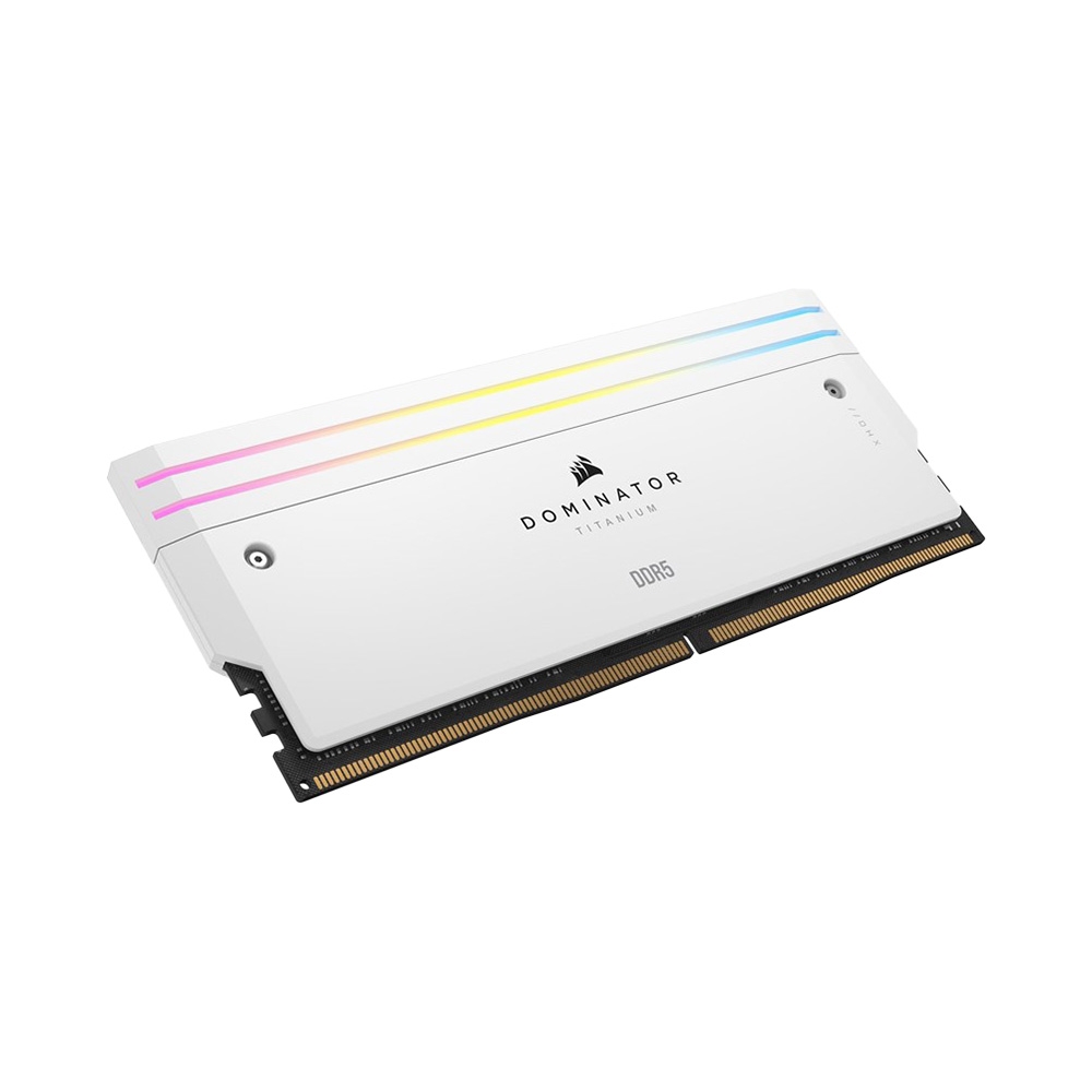 Ram desktop Corsair DOMINATOR TITANIUM RGB White 96GB (2x48GB) DDR5 6600MHz (CMP96GX5M2B6600C32W)