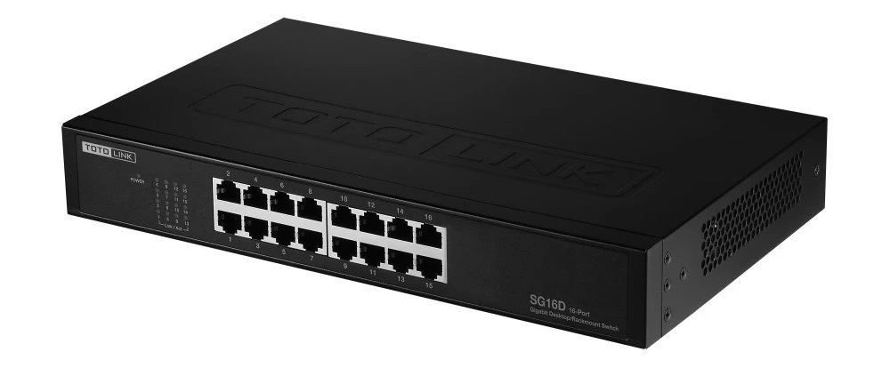 Switch Totolink SG16D (Gigabit (1000Mbps)/ 16 Cổng/ Vỏ Thép)