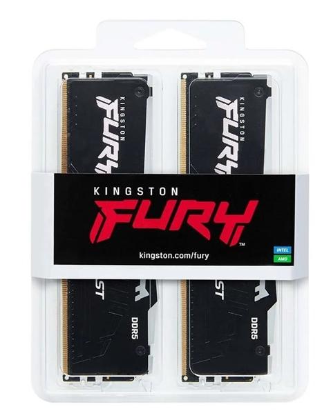 Ram desktop Kingston FURY Beast RGB 64GB (2x32GB) DDR5 5600Mhz (KF556C40BBAK2-64) 