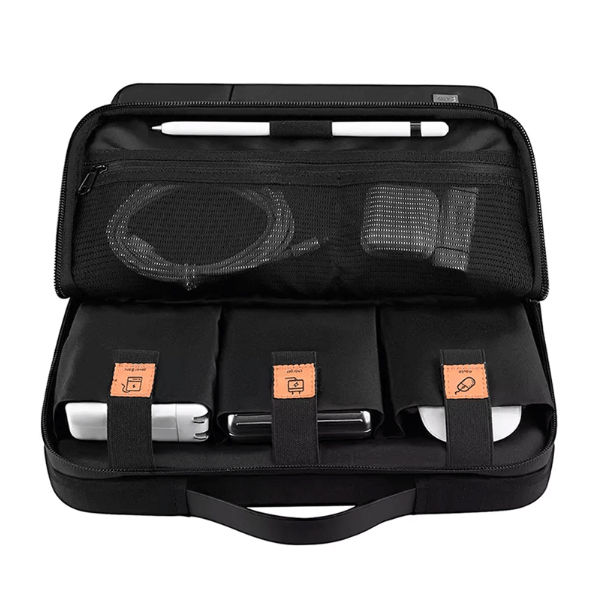 T&uacute;i chống sốc laptop WIWU ALPHA DOUBLE LAYER SLEEVE 14 inch m&agrave;u x&aacute;m