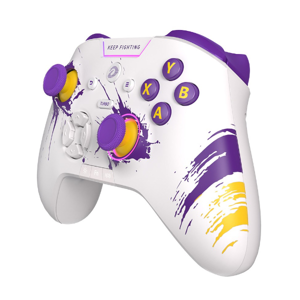 Tay cầm game DareU H105 White Purple