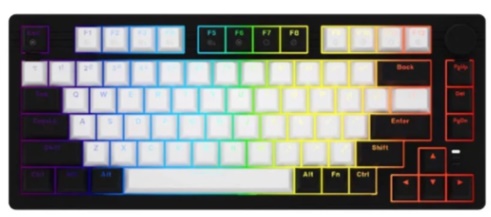 Bàn phím cơ Dareu EK75 White Black DareU Dream switch (keycap PBT)