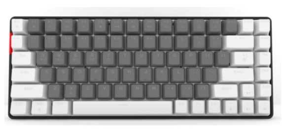 Bàn phím không dây E-Dra EK384 Triple Mode Wireless Alpha Brown switch