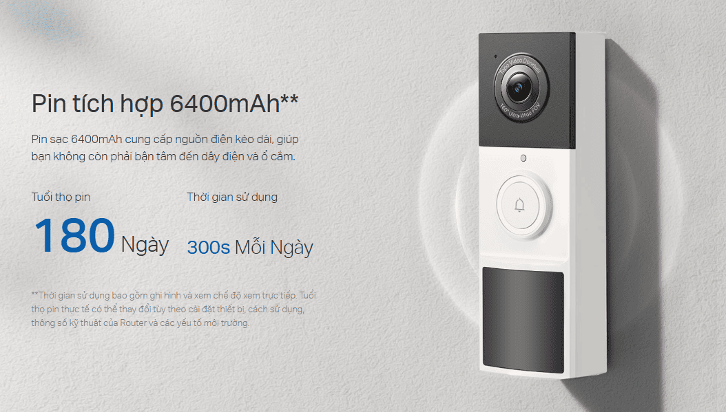 Camera Chuông Cửa TP-Link Tapo D210 – Giải pháp an ninh không dây hiện đại 