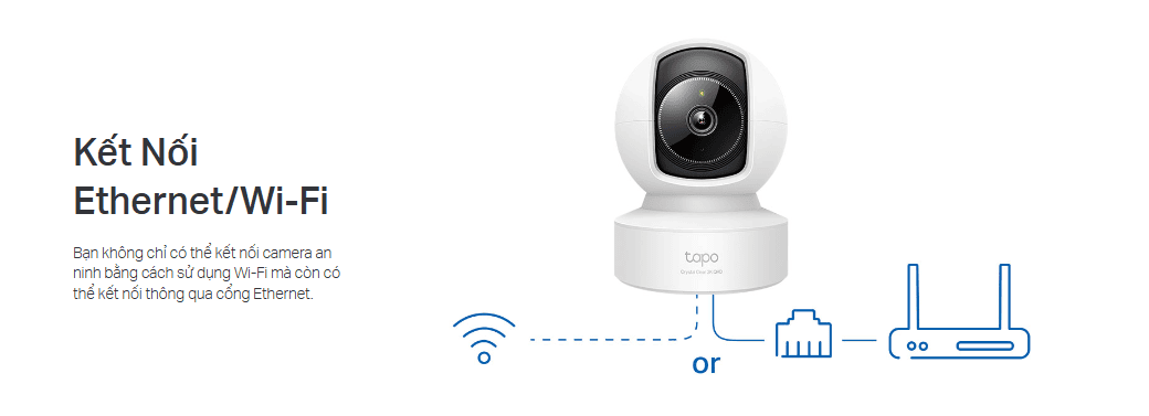 Camera ip wifi TP-Link Tapo C222 (2K 4MP/ Quay quét) – Giải pháp an ninh toàn diện với công nghệ AI thông minh 