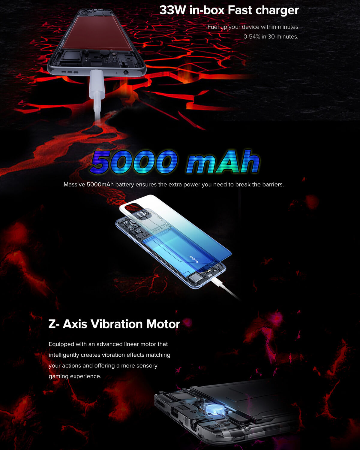 Điện thoại DĐ Xiaomi Redmi Note 10s (8GB/128GB) - Xám