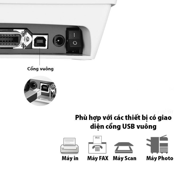 Cáp máy in Ugreen 10845 1.5M USB