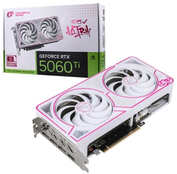 Card đồ họa Colorful iGAME GeForce RTX 5060 Ti Ultra W DUO OC 16GB-V 