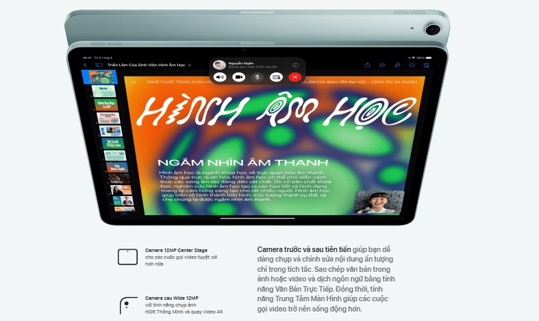 iPad Air M3 11-inch 5G – Hiệu suất vượt trội, thiết kế tinh tế