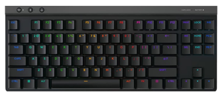 Bàn phím cơ Logitech G515 LightSpeed TKL Wireless Tactile switch - Màu đen