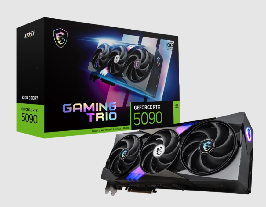 Card đồ họa MSI GeForce RTX 5090 32G GAMING TRIO OC (GDDR7/ 512 bit)