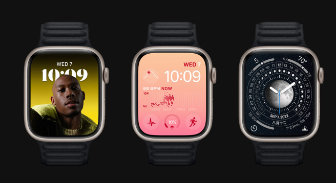 Apple Watch Series 8 45mm LTE Viền Thép Dây Cao Su - White MNKE3VN/A 