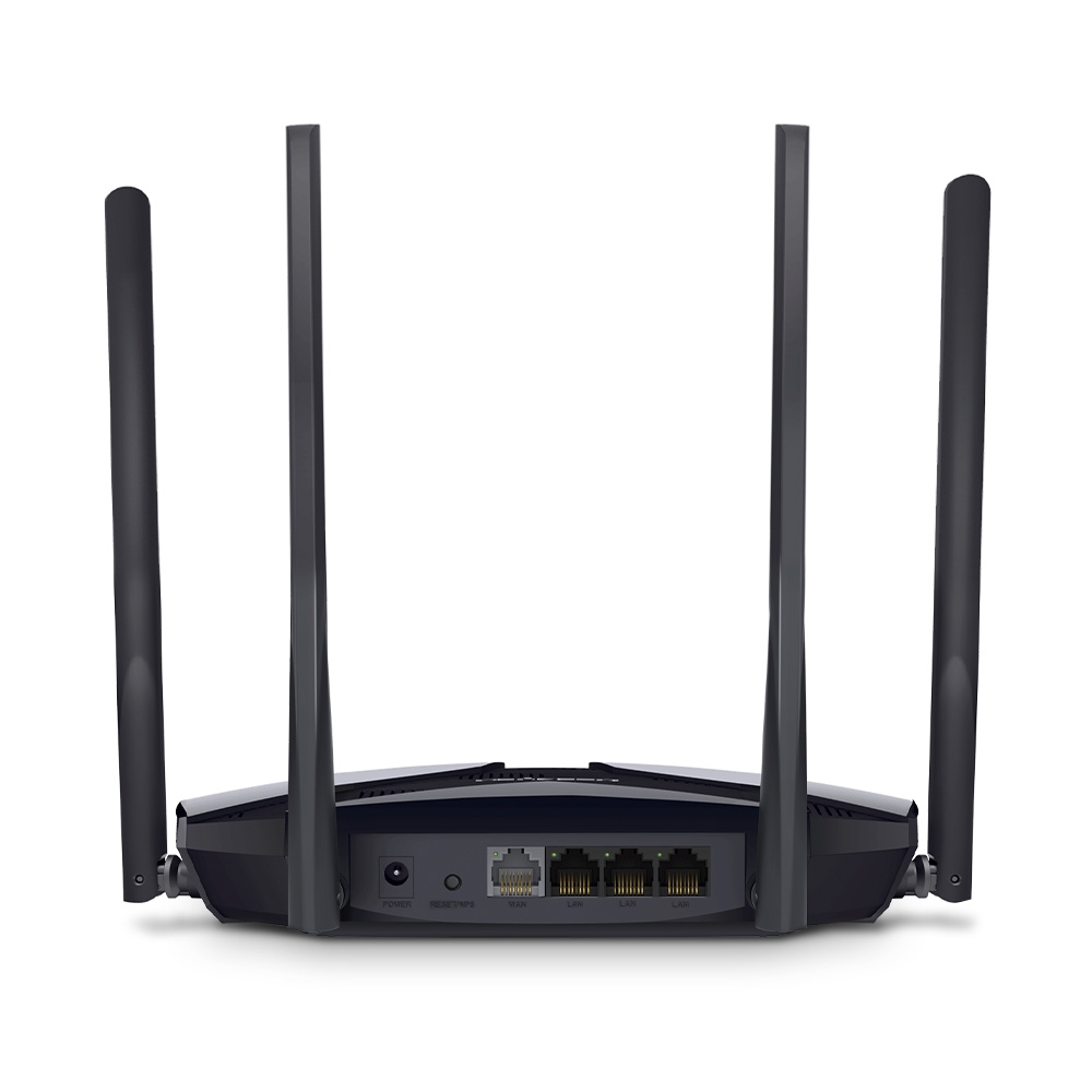 Bộ phát wifi 6 Mercusys MR80X (Chuẩn AX/ AX3000/ 4 Ăng-ten ngoài)