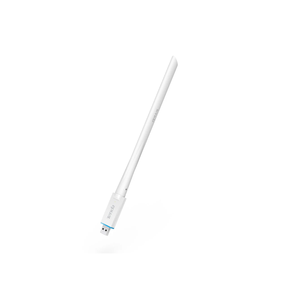 Cạc mạng kh&ocirc;ng d&acirc;y Tenda USB U2 (Chuẩn N/ 150 Mbps/ 1 Ăng-ten ngo&agrave;i)