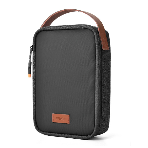 T&uacute;i đựng phụ kiện WIWU MINIMAL TECH POUCH m&agrave;u đen