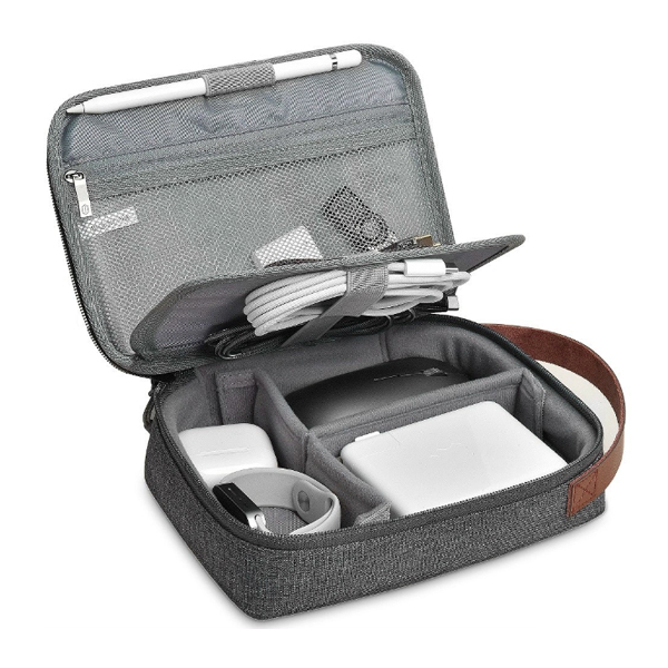 T&uacute;i đựng phụ kiện WIWU MINIMAL TECH POUCH m&agrave;u đen