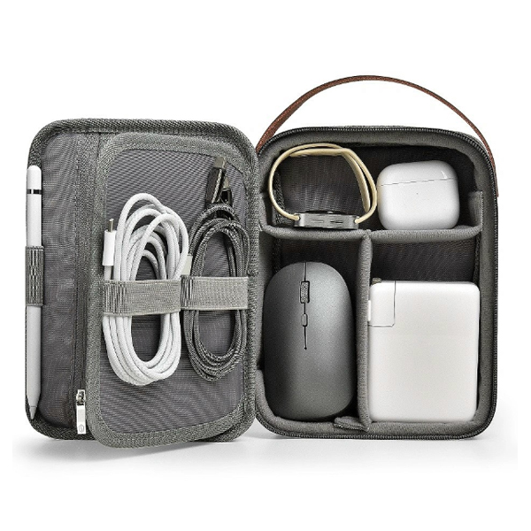 T&uacute;i đựng phụ kiện WIWU MINIMAL TECH POUCH m&agrave;u đen