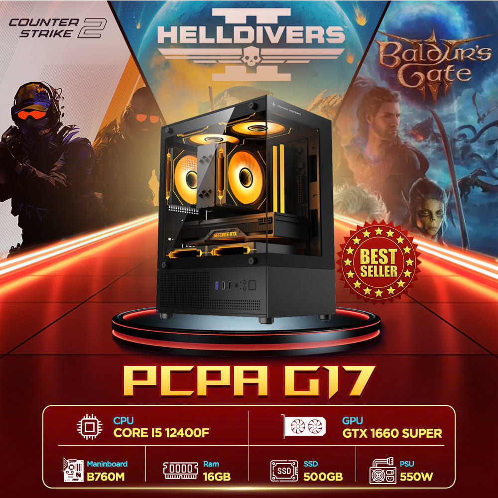 M&aacute;y t&iacute;nh PCPA G17 (i5 12400F/16GB/GTX 1660 Super/550W)