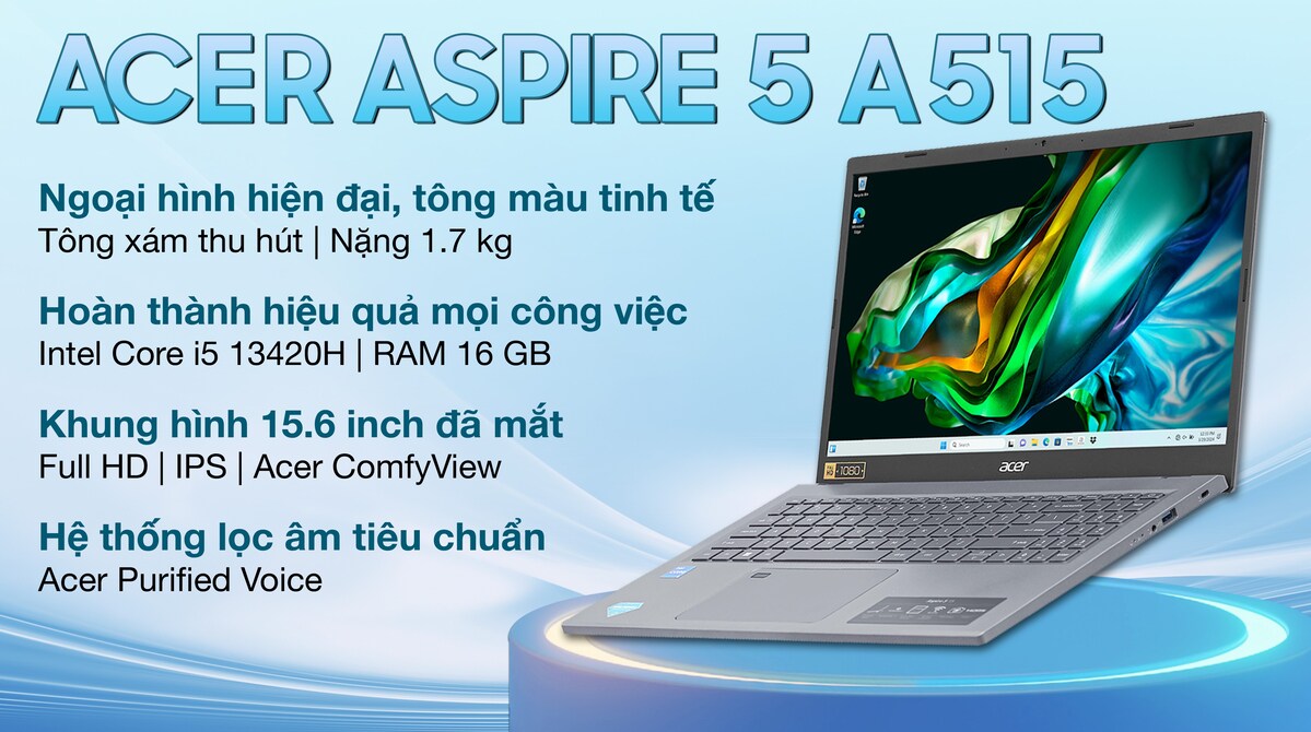 Laptop Acer Aspire A515 58M 56YX NX.KQ8SV.005