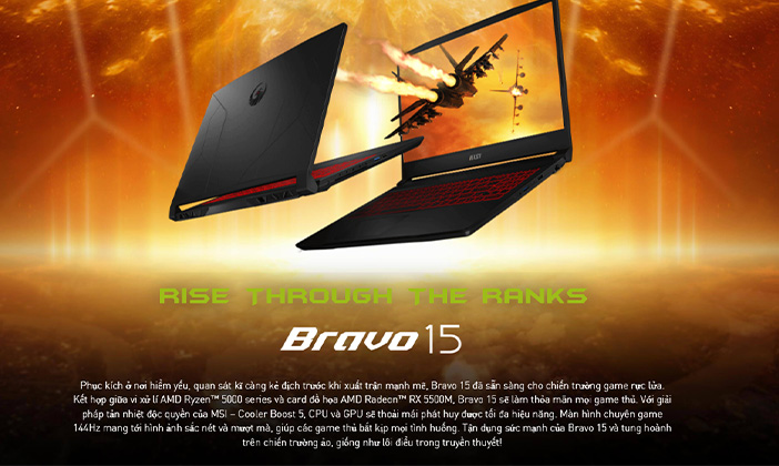 Laptop MSI Gaming Bravo 15 B5DD 275VN