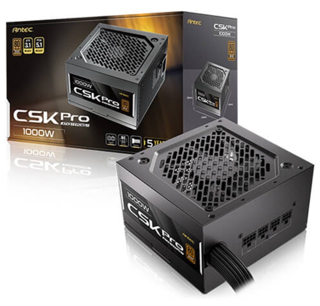 Nguồn máy tính Antec 1000W CSK PRO EC (ATX 3.1, PCIE 5.1)
