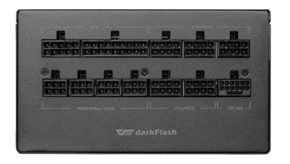 Nguồn máy tính DarkFlash PMT 1050-1050W GOLD ATX 3.1, PCIe 5.1 (80 Plus Gold/ Full-Modular)