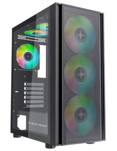 Vỏ máy tính KENOO ESPORT EM700- 3F - Mầu Đen 