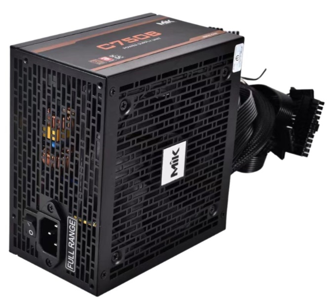 Nguồn máy tính MIK C750B 750W PLUS BRONZE