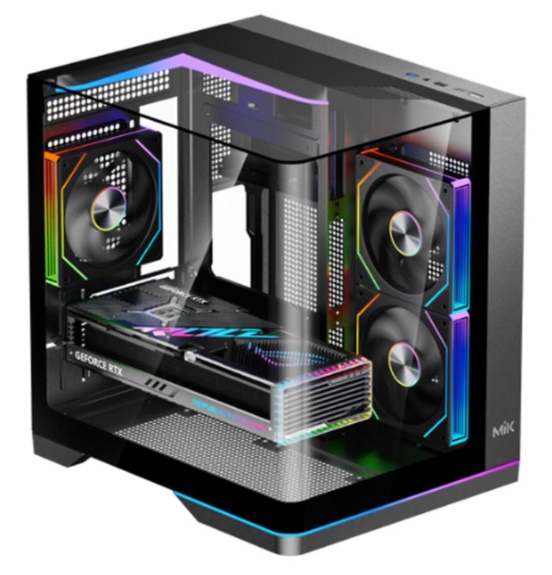 Vỏ m&aacute;y t&iacute;nh MIK G8 Nova M (Mid Tower/ M-ATX/ Đen)
