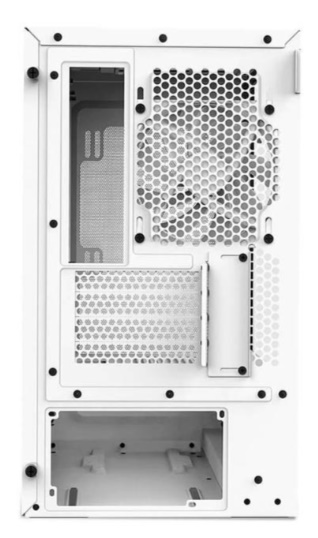 Vỏ máy tính NZXT H3 FLOW ALL White (M-ATX/ Trắng)