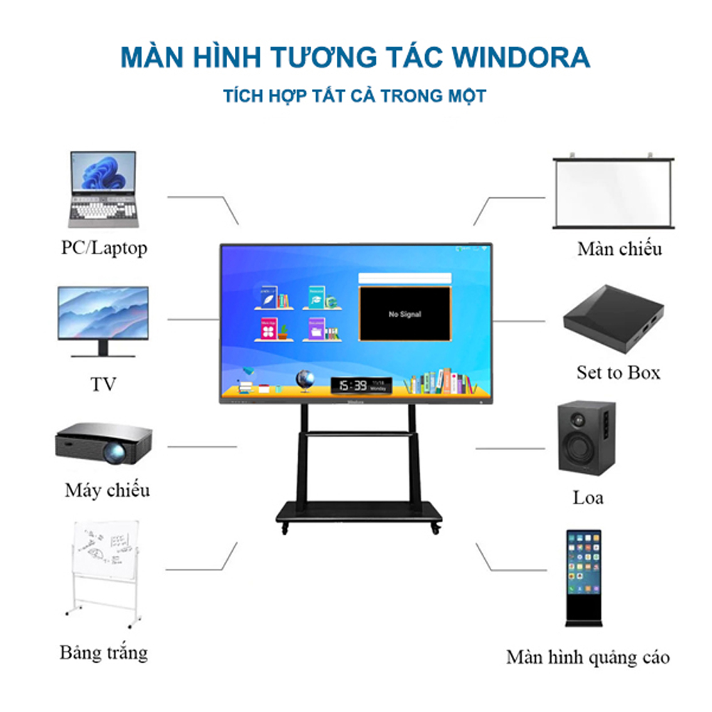M&agrave;n h&igrave;nh tương t&aacute;c WINDORA 86TS4K (86 Inch)