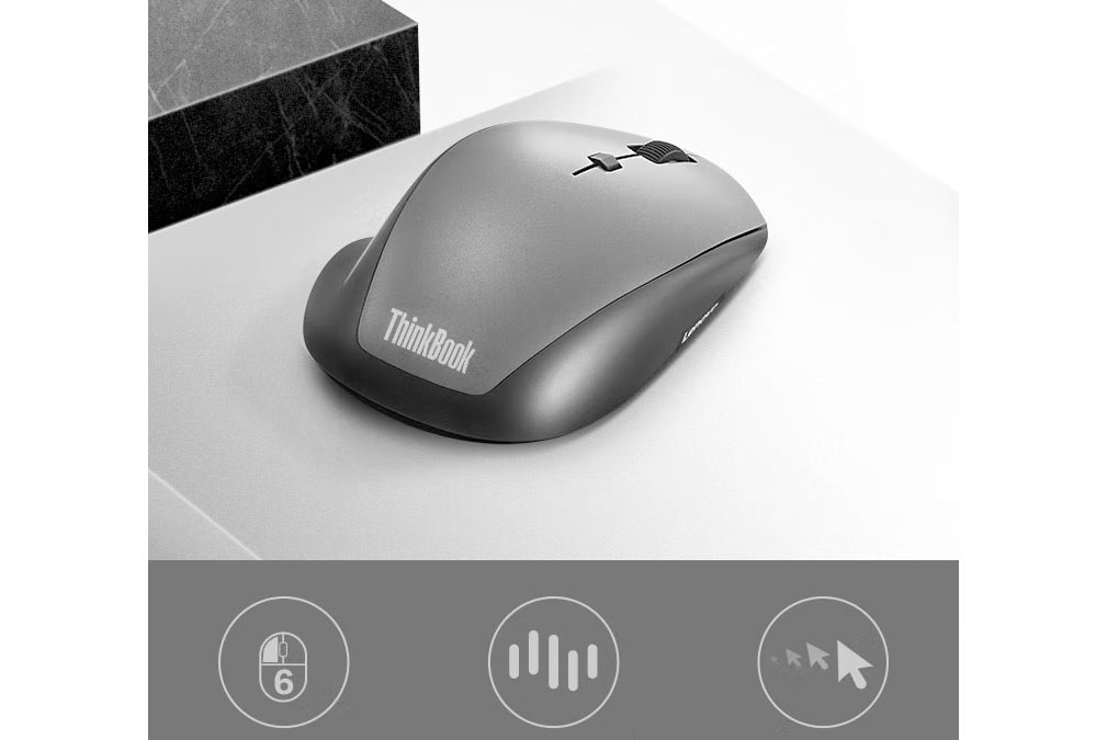 Chuột không dây Lenovo ThinkBook Wireless Media Mouse_4Y50V81591