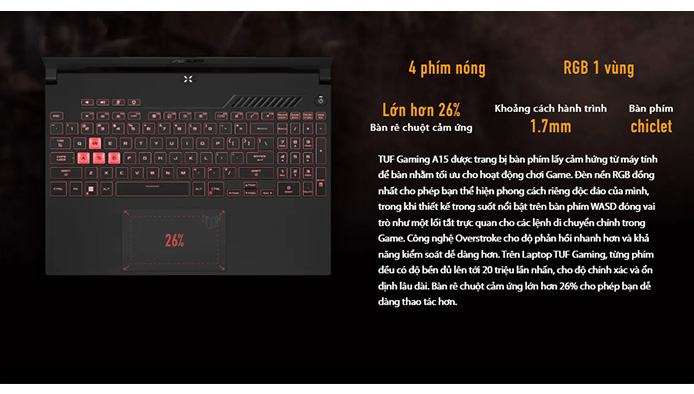 Laptop Asus TUF Gaming FA507RM HN018W