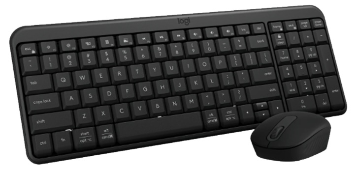 Bộ bàn phím chuột không dây Logitech MK250 (Bluetooth/ Đen)