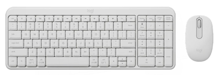 Bộ bàn phím chuột không dây Logitech MK250 (Bluetooth/ Trắng)