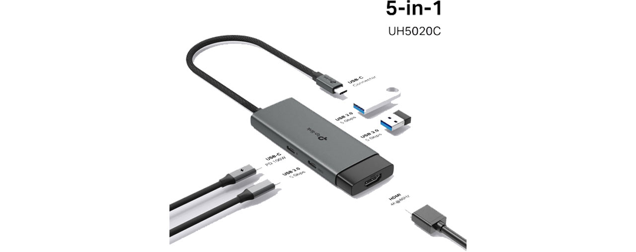 Bộ chuyển đổi TP-Link UH5020C USB Type-C to HDMI, USB3.0, USB-C,PD 100W (ID: 58617)