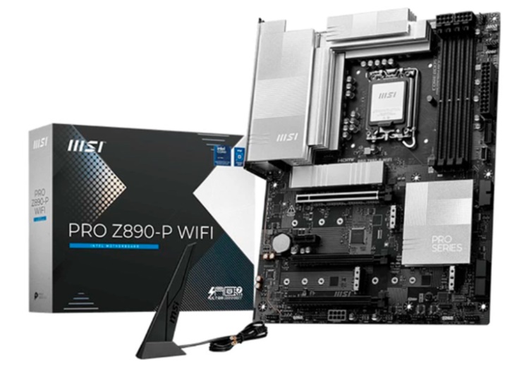 Mainboard MSI PRO Z890-P WIFI (Intel Z890/ Socket 1851/ ATX/ 4 khe ram/ DDR5/ 5Gbps LAN) 