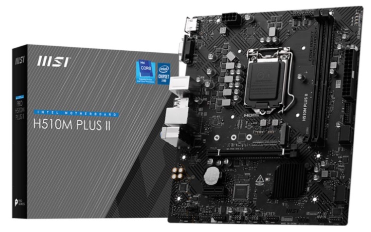 Mainboard MSI H510M PLUS II (Intel H510/ Intel LGA 1200/ M-ATX/ 2 khe ram)